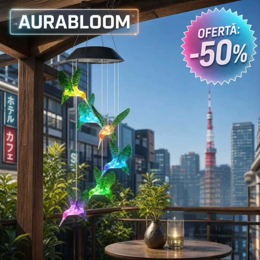 lampa solara colibri