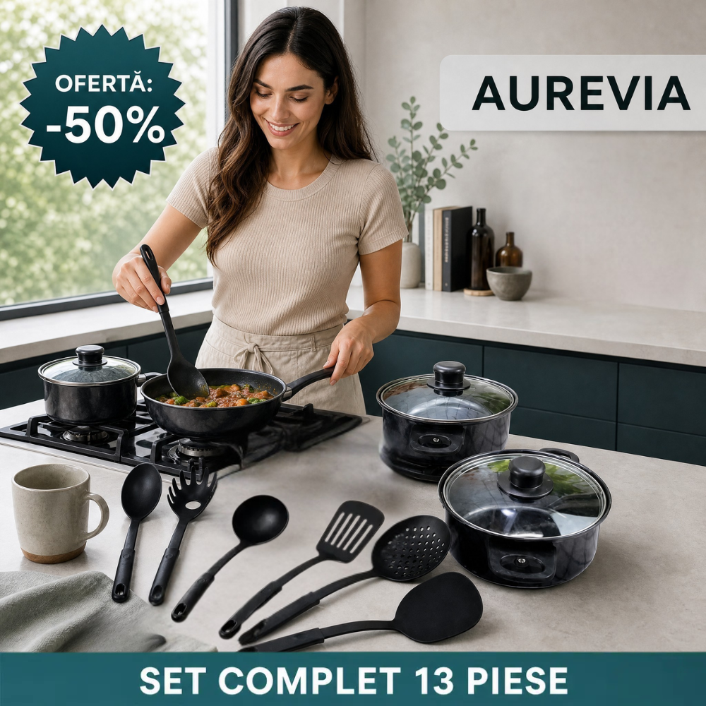 set bucatarie 13 piese